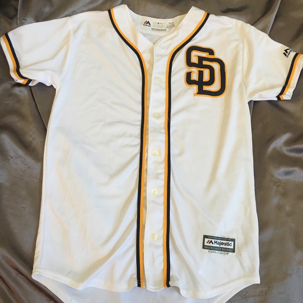 Jersey, San Diego Majestic cool base Youth Large